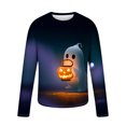 thumbnail image 4 of Pisexur Chandails en Molleton Oversize d'Halloween pour Hommes Chandails en Molleton Graphiques de Festival Amusants Manches Longues Pull Décontracté Col Rond Grande Taille S-6TG, 4 of 5