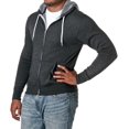 thumbnail image 3 of Independent Trading Co. Unisex Lightweight Full-Zip Hooded Sweatshirt, L, 3 of 5