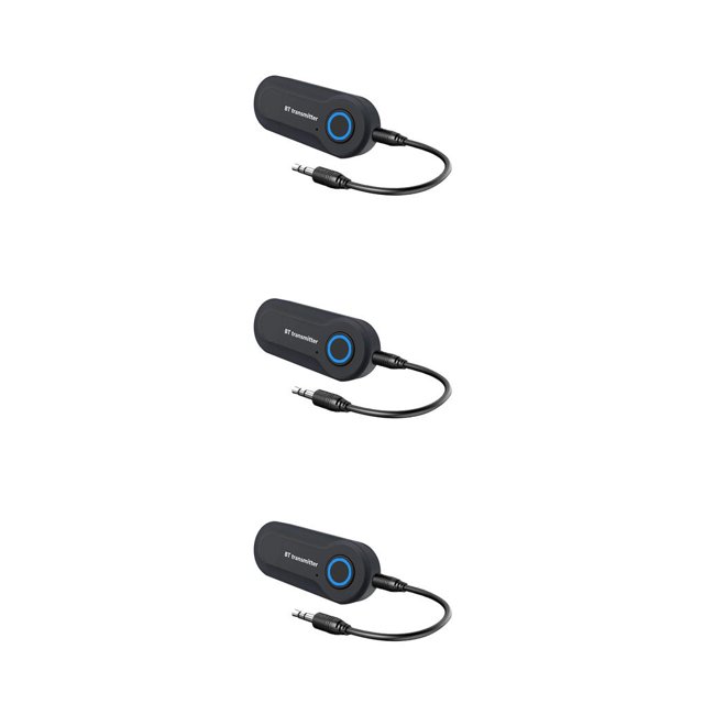 Youkk Récepteur Audio 4.0 Stéréo USB 3.5mm TV PC Adaptateur Sans Fil Noir 3Ensemble