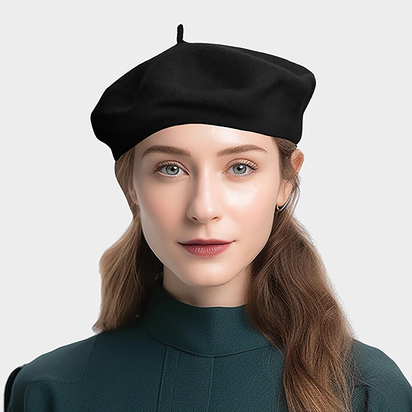 TOPTIE French Beret for Womens Artist Basque Beanie Hat Solid