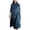 Blue, variant on Cowl Neck Dress for Women Denim Dress for Women Midi, Ladies 2025 Loose Casual Long Sleeve Button Jean Shirt Dresses with Pockets Work Dresses for Women Black XXL