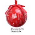 thumbnail image 3 of Suncoda Holiday Ball, Holiday Ball Ornament Tree Ornament, 2.8 Inch Multi-Style Holiday Light Bulb Ornament Holiday Tree Ornament Tree Dress Family Party Holiday Ornament, 3 of 5
