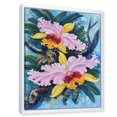 thumbnail image 2 of Designart Vintage Forest Orchids I FLOAT FRAME WALL ART, 2 of 4