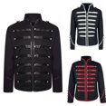 thumbnail image 3 of Lefu Mens Retro Gothic Jacket Frock Coat Steampunk Victorian Morning Steampunk Top, 3 of 9