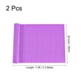 thumbnail image 2 of Unique Bargains Crepe Paper Rolls 7.5ft Long 20 Inch Wide, Light Purple 2 Pack, 2 of 5