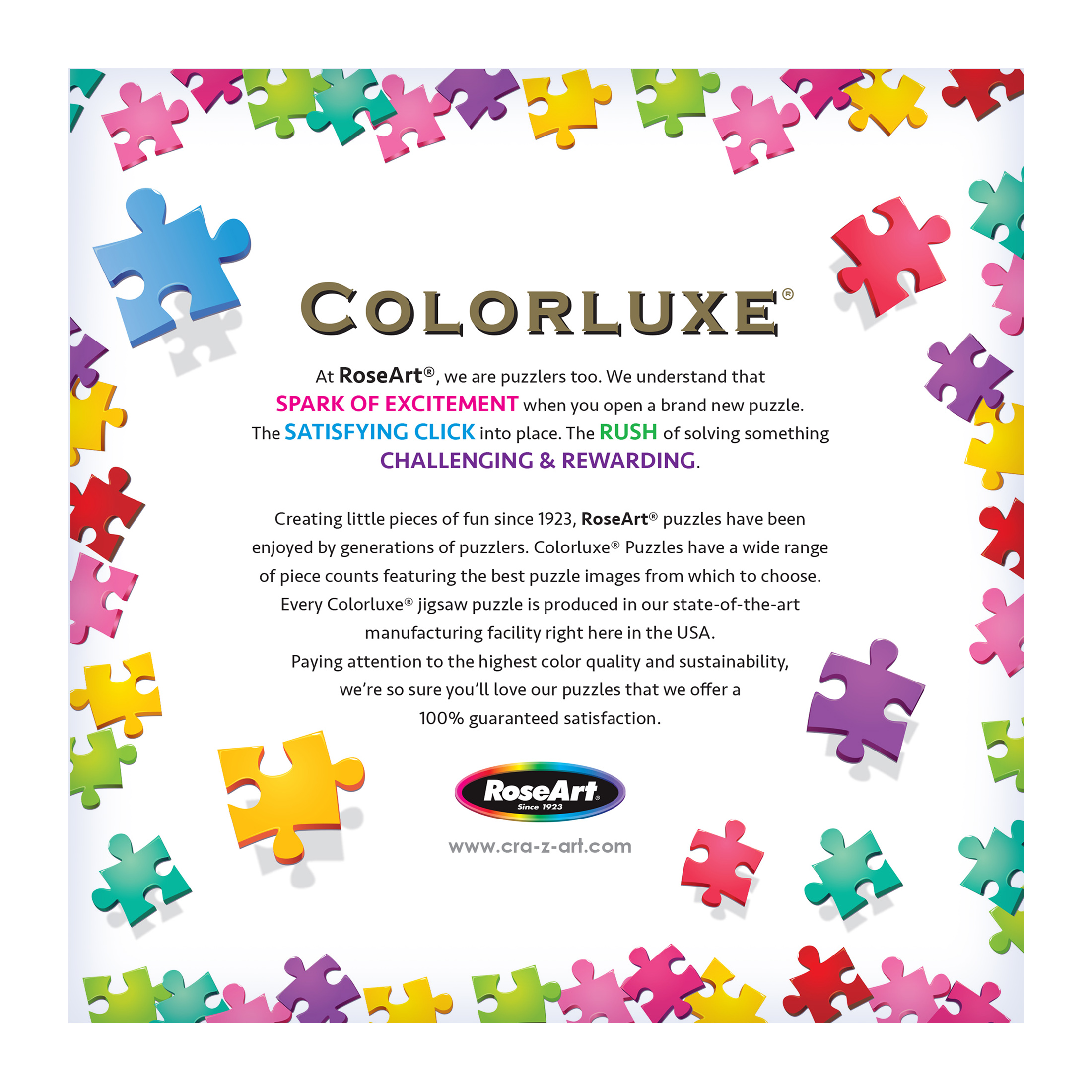 RoseArt - Colorluxe 750 pièces -OISEAUX ET NICHOIRS- Puzzle à emboîter pour adultes