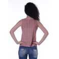 thumbnail image 2 of Moomaya Haut Sans Manches Uni pour Femmes Blouse en Schiffli Tunique Décontractée d'Été, 2 of 6
