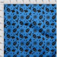 thumbnail image 4 of oneOone Polyester Spandex Medium Blue Fabric Halloween Craft Projects Decor Fabric Printed By The Yard 56 Inch Wide, 4 of 4