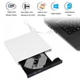 thumbnail image 1 of YOPTOP 12.7mm USB 2.0 External DVD Drive Portable CD/DVD  /- RW Drive/DVD Player For Laptop Cd Rom Burner Compatible With Laptop Desktop Computer  Notebook Computer Case,white, 1 of 13