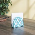 thumbnail image 5 of Home Basics Porte-serviettes en fonte de la collection Lattice, turquoise, 5 of 5