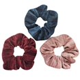 thumbnail image 1 of 3 Pcs Chouchous Élastiques pour Cheveux Sans Pli Chouchous Élastiques en Tissu pour Cheveux, 1 of 10
