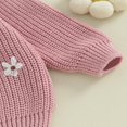 thumbnail image 4 of Chandails à Col pour Bébé Manches Longues Pulls Tricotés Amples, 4 of 7