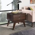 thumbnail image 2 of Allora Table d'Appoint en Bois Massif, Brun Auburn, 2 of 5