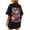 Black, variant on MHFRRA Womens Tshirt T Shirt Beach Oversized Graphic Tees for Women Baggy Shirts Summer Tops Trendy Size XXL