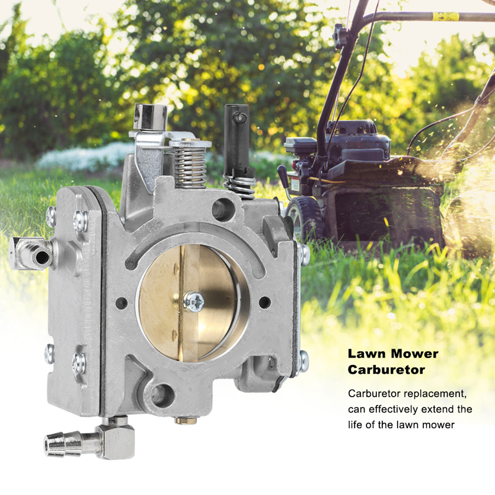 Carburetor,  Corrosion-resistant Safe Carburetor Accessory, Gardening Work for Lawn Mower Trimmer Garden