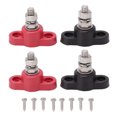 thumbnail image 1 of Blocs de Jonction de Batterie 4Pcs 12V 24V Noir Rouge Sécurisé, 1 of 8