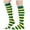 Army Green, variant on Womens Slipper Socks Winter Warm Striped Calf Socks Unisex Knee High Socks for Women and Men Long Tube Mid-Calf Cotton Socks Green One Size