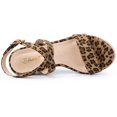 thumbnail image 4 of BLISSFUL STEP Sandales Compensées Espadrilles à Bride Arrière à Brides Croisées pour Femmes, 4 of 7