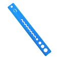 thumbnail image 1 of ZTTD 1 PCS Flexible Ruler Bendable Unbreakable Safe Soft Transparent Clear Shatterproof Clear Rulers Straight Flat Plastic Ruler for Home Office Adults (Type3-Blue), 1 of 7