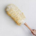 thumbnail image 3 of MesaSe Long Wood Handle Household Dust Mites Soft Non-static Furniture Lambswool Brush(M), 3 of 8