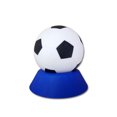 thumbnail image 3 of QualitChoice Support de Ballon Soccer Rugby Soccer Basketball Volleyball Jeu de Quilles Base Réutilisable Présentoir d'Entraînement pour Dortoir pour Garçons Blanc 1ensemble, 3 of 6