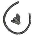 thumbnail image 1 of Cable Sleeve, Wire Management Tube Cords Organizer System Cable Management Sleeve Black  For Computer For Home For Office For Industrial Dia28mm, 1 of 8