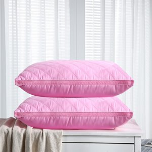 TIMIFIS Bedding Size Bed Pillow White Cool Hotel Quality Corner Propped Pillow For Back Flat Or Side Sleeping
