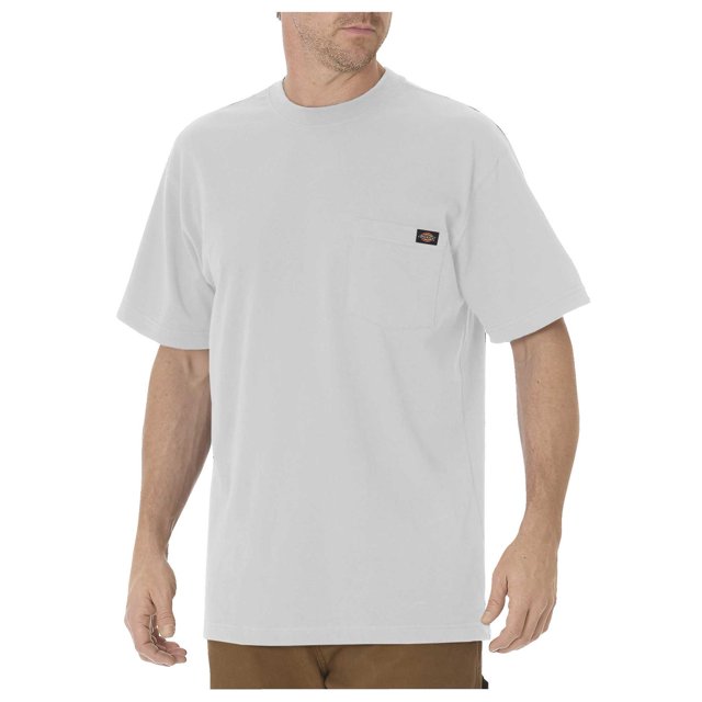 Dickies Mens Short Sleeve Pocket T-Shirt, XT, Ash Gray
