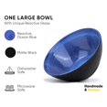 thumbnail image 2 of Ceramic Large Serving Bowls Set Of 1 Pc - 1400ml, Blue Reactive | Premium Ceramic Bowl | Large Size | Microwave Safe Bowl | Bowl Set With Glossy Finish | Ceramic Bowl, 2 of 4