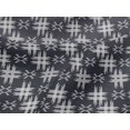 thumbnail image 4 of oneOone Viscose Jersey Fabric Check Kasuri Print Fabric By The Yard 60 Inch Wide, 4 of 5