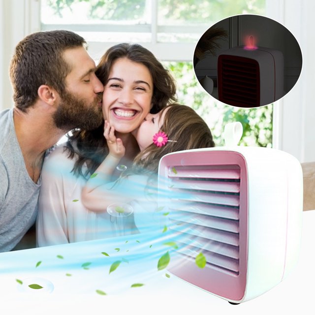 USB Cooler Portable Desktop Fan Student Dormitory Condition Portable Air Conditioners Cooling Fan Up to 65% off!
