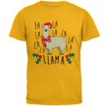 thumbnail image 1 of Christmas Fa La Llama Mens T Shirt, 1 of 1