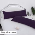 thumbnail image 4 of Unique Bargains Microfiber Body Pillow Cases Silky-Soft Pillowcase Envelope Closure 2pcs, 4 of 9