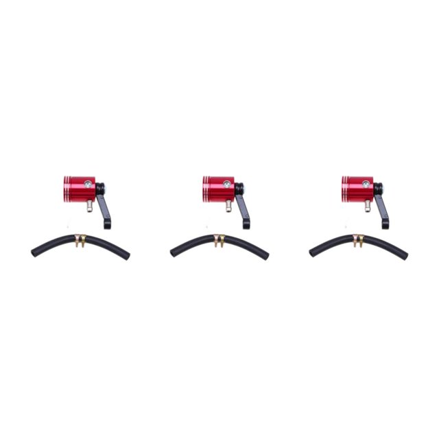 Maytalsory Réservoir de Fluide Durable pour Huile Fluide - Universel et Élégant Ensemble d'Aérographe Durable et Longue Durée Rouge 3Ensemble
