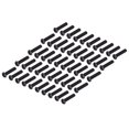 thumbnail image 3 of Screws 50pcs DIN 7985 Steel Pan Head Machine Screw Fully Threaded Black Zinc Plated  Fastener, 3 of 8