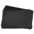 thumbnail image 2 of 4PCS Heat-Resistant Placemats, Artificial Leather Placemats, Waterproof, Non-Slip, Washable Kitchen Placemats, (Black), 2 of 10