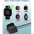 thumbnail image 2 of MYKOMI 3.3Ft USB Charger Compatible with Fitbit Versa 2 Charger Dock Anti-Slip Replacement Smartwatch Charging Cable Stand(not for Fitbit Versa/Versa Lite), 2 of 6