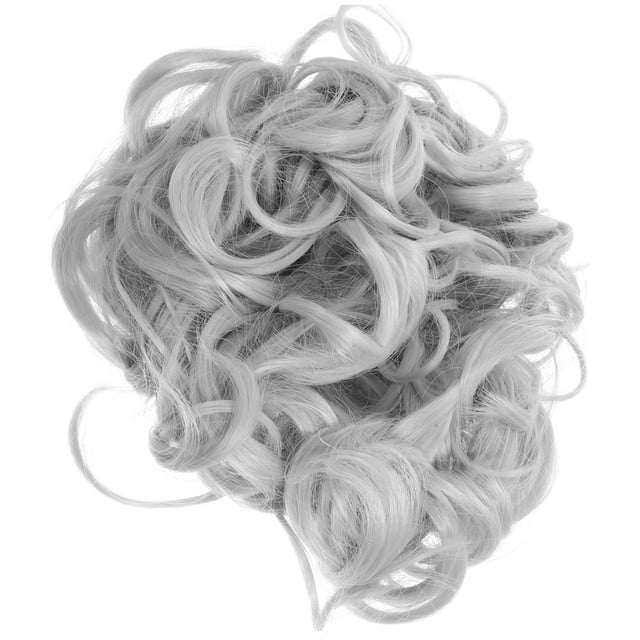 Bamboohart Perruque Peigne Rétro à Bourgeons de Fleurs Faux Chignons Faux Chignon Pince pour Chignon Bouclé Extension de Chignon Queue de Cheval Postiche Décoiffé Miss