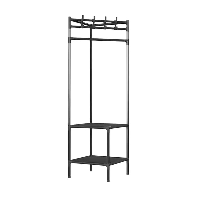 Kyursd Summer Home/Kitchen Organizers and Storage Special Offer!Coat Rack Freestanding Closet Organizer Hall Tree With 2 Storage Shelves Corner Storage Organizer For Entryway Bedroom