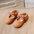 thumbnail image 4 of Cameland Spring New Soft Soled Single Shoes Baby Walking Shoes Bow Princess Small Leather Shoes, 4 of 5
