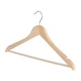 thumbnail image 2 of Whitmor Mfg. 6026-340 Wood Suit Hanger With Bar, 2 of 3