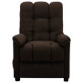 thumbnail image 3 of vidaXL Fauteuil de Massage Électrique Tissu Brun Foncé, 3 of 5