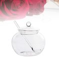 thumbnail image 3 of Household Transparent Jars Large Round Glass Spice Jars Storage Jars Kitchen Tool Sugar Container with Glass Lid and Spoon for Kitchen (350ml), 3 of 8