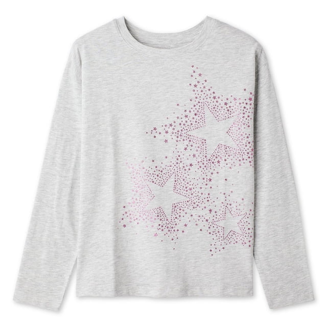 George Girls' Long-Sleeve Graphic T-Shirt