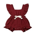thumbnail image 1 of Newborn Baby Girl Coton Ruffle Romper, 1 of 5