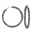 thumbnail image 1 of Boucles d'Oreilles Créoles pour Femmes Créoles Décoratives en Strass Clip d'Oreille Boucles d'Oreilles Bijoux, 1 of 8