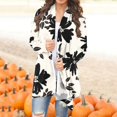 thumbnail image 3 of Nouveaux Hauts pour Femmes 2023 Grande Taille Mode Décontractée Imprimé Floral Col Rond Manches Longues T-shirt Blouse Pull Manches Longues pour Femmes, 3 of 6