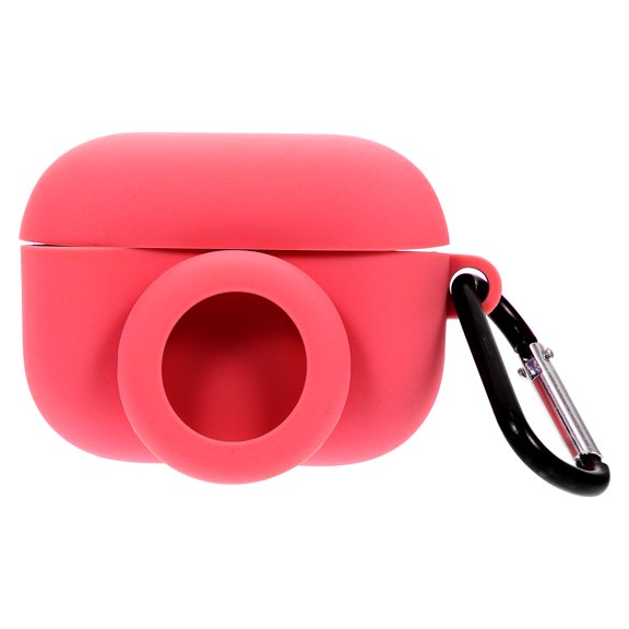 Miangastore Étui en Silicone pour AirTag, Housse de Protection Rouge, 1 Pce, 3.1 X 2.2 X 1.2 Po