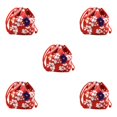 thumbnail image 2 of VONKY Japanese Drawstring Bag Coin Purse Food Pouch Durable and Portable Red 14x12x16cm 5Set, 2 of 6