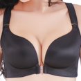 thumbnail image 4 of Women Plus Size Sexy Push Up Bra Front Closure Butterfly Backless Bralette Seamless Bras, 4 of 6